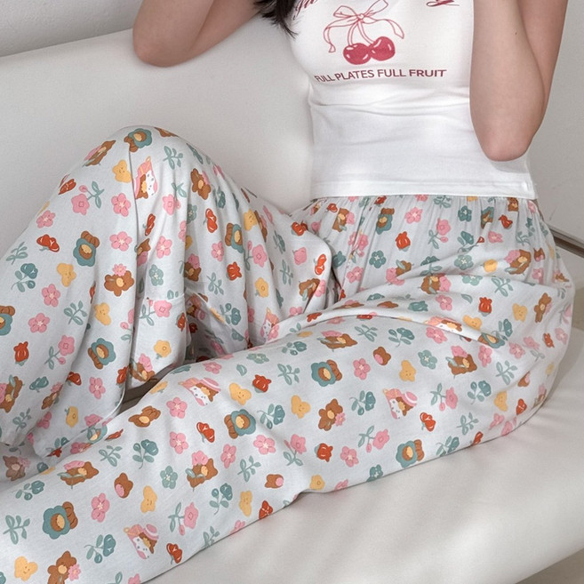 온더램블 여성 파자마 잠옷바지