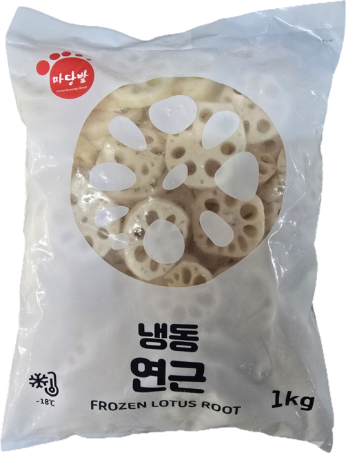 마당발 냉동 연근, 10개, 1kg