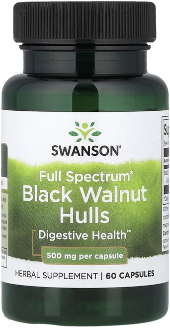 헁복하고 건강하세요 Swanson Full Spectrum® 흑호두 껍질 500mg 캡슐 60정 늘 챙기셔야합니다, SwansonFullSpectrum흑호두껍질500mg캡, 1개 - 쿠팡