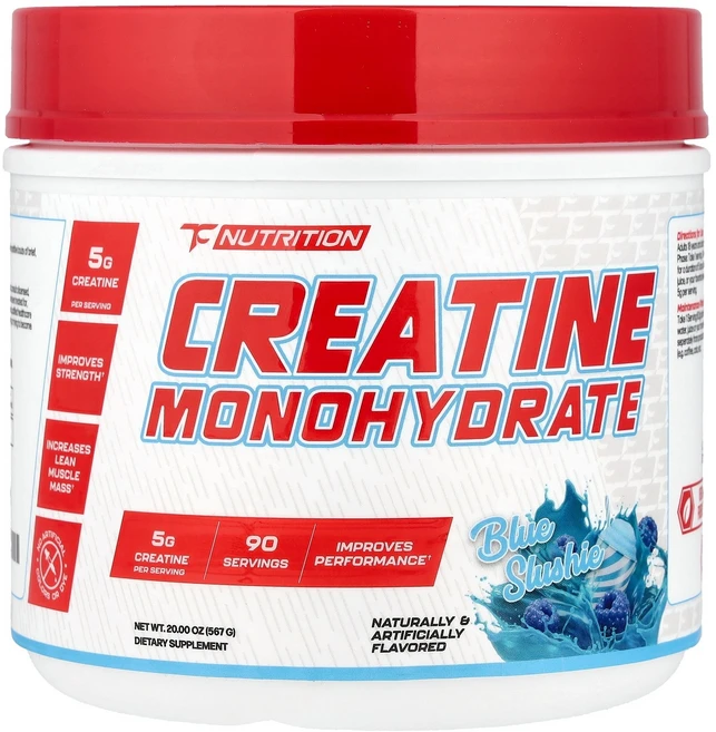 TC 뉴트리 Nutrition 크레아틴 일수화물 블루 슬러시 90회 제공량 567g20oz141580원산지:기타, 567g, 1개 - 쿠팡