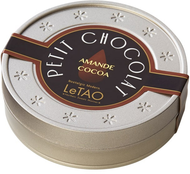 일본과자 홋카이도 한정 LeTAO 쁘띠 쇼콜라 아몬드 코코아 70g, 1개