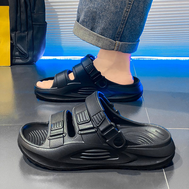 Modern Fashion 남자 발편한 다용도 슬리퍼 사계절 샌들 W51