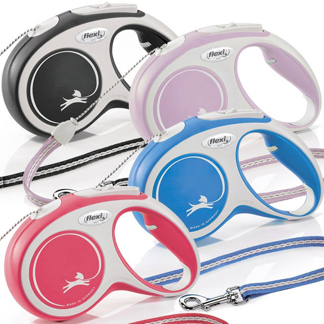 플렉시 자동리드줄 더뉴컴포트 코드타입 M, 블랙 5m, 1개