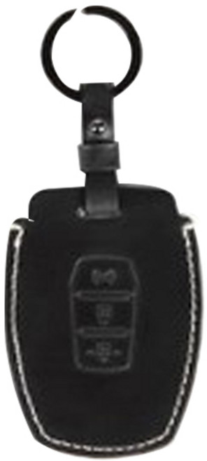 카템 장인 스마트키 케이스 쌍용 3버튼, 시크블랙, SS01