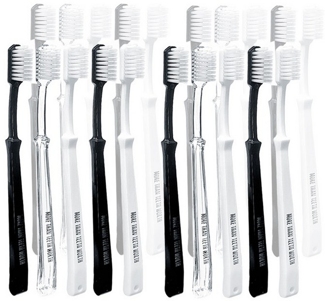 28탁 화이티엘 교정용 칫솔 랜발송 20개입, 1개