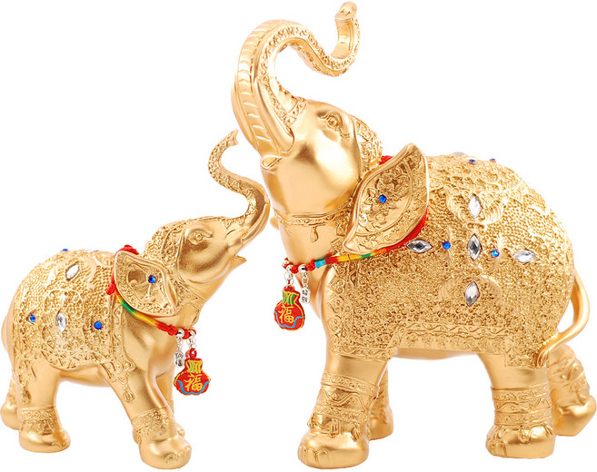 아로운 황금 코끼리 장식품, 대형 황금 코끼리