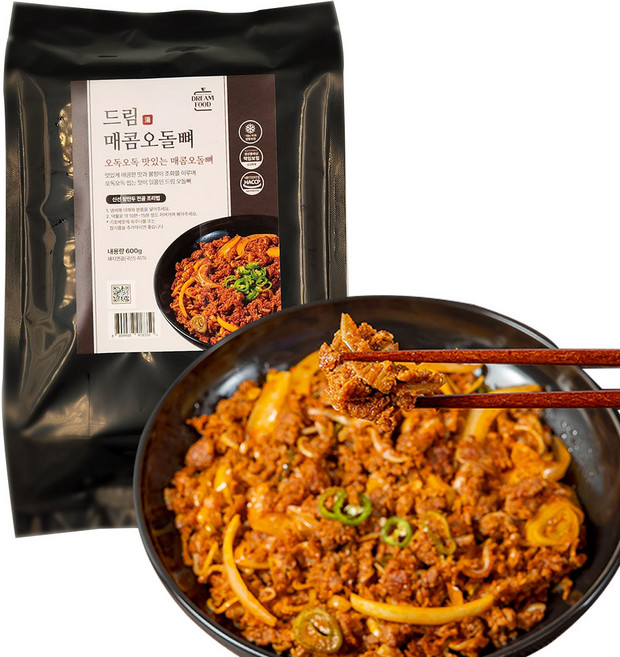 매콤오돌뼈 간편조리 밀키트, 2개, 600g