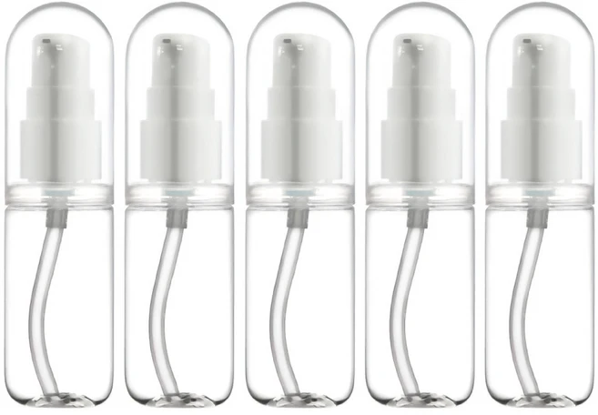 닥터보틀 알약모양 휴대용 에센스용기 화장품공병 30ml 투명, 5개, 알약에센스용기C/30ml - 쿠팡