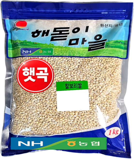 하조대농협 국산 찰보리쌀 보리쌀 잡곡, 1개, 1kg