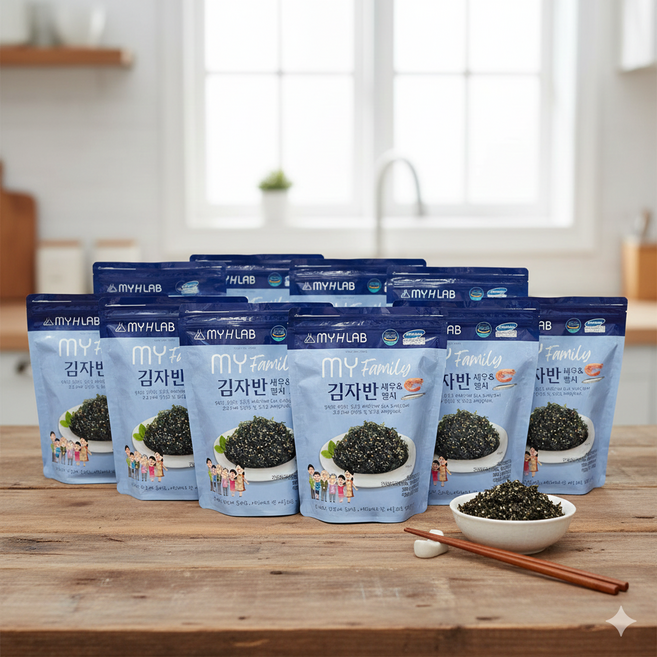 MYFAMILY 김자반(새우&멸치), 10개, 300g