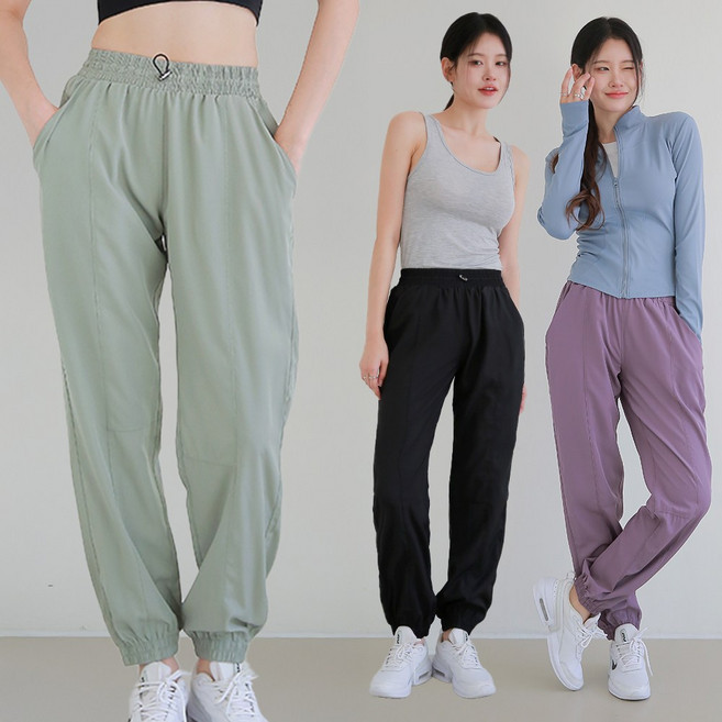 디디오 여성 스포츠 밴딩 조거팬츠 러닝바지 운동바지 헬스 애슬레저복