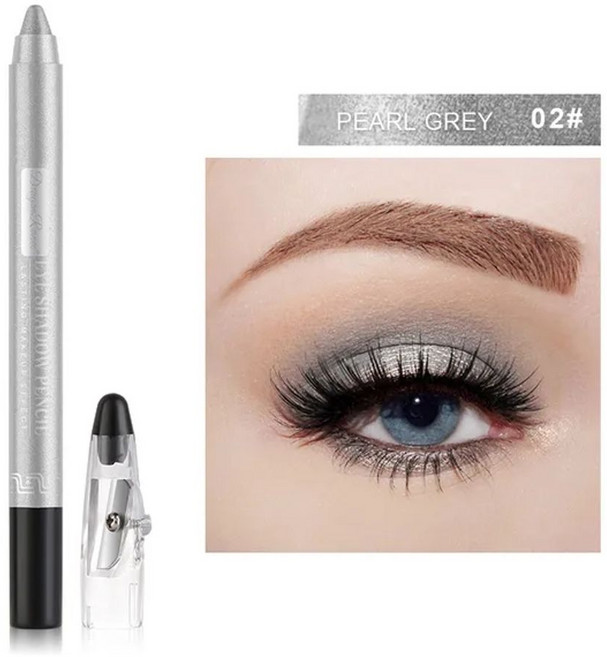 진주 빛 섀도우 펜슬 반짝이 누에 라이너 펜 하이라이터 오래 지속되는 매트 섀도우 스틱 눈 메이크업 화장품, 1개