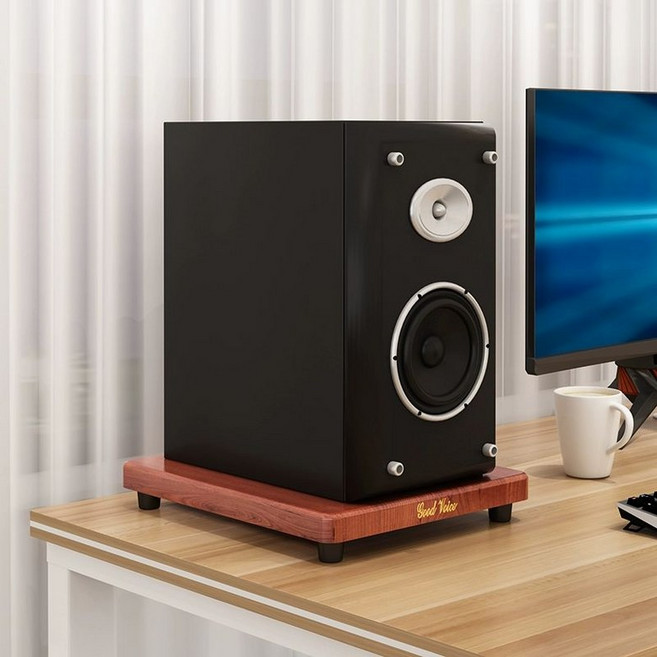 우퍼 받침대 스피커 방진매트 서브 충격 충격흡수, 기본 색상, 단층 20x25 고무패드