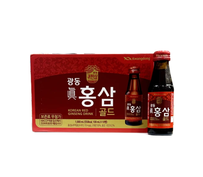 광동제약 진홍삼골드 100ml 10병, 10개 - 쿠팡