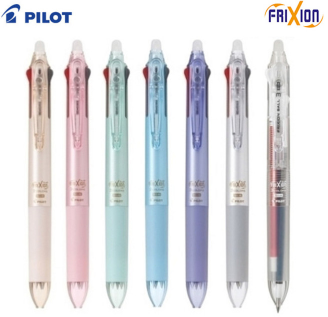 파이롯트 프릭션 3색 지워지는 슬림볼펜, 실버(S), 0.38mm(LKFBS60UF)