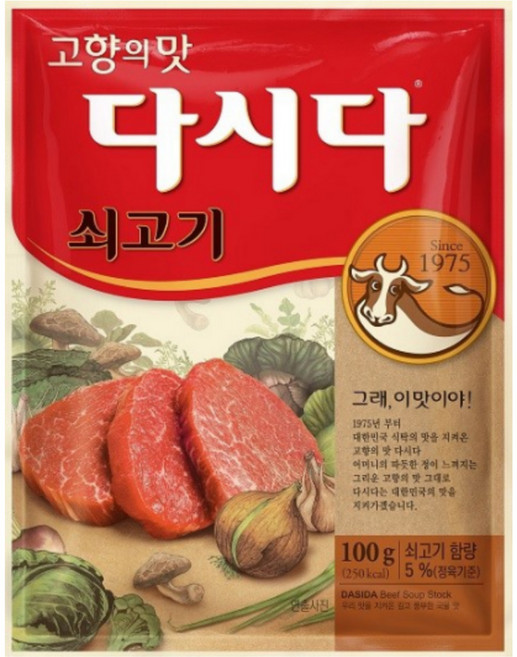 쇠고기 다시다 박스, 100g, 40개