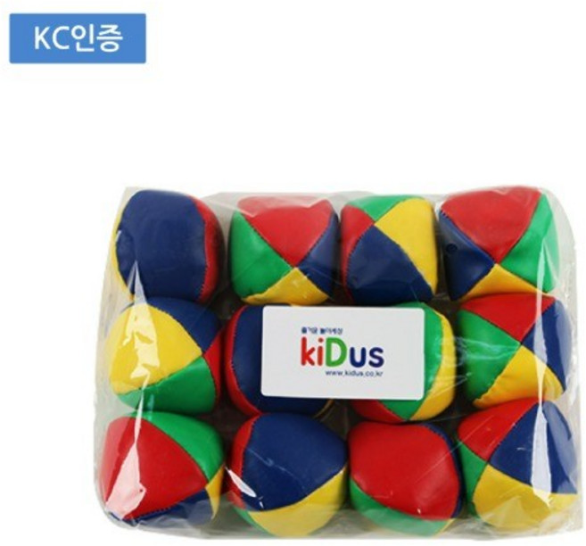 [키더스]PU 소프트 볼(12개입) /유아체육/공놀이/소프트볼, 1세트, 4색
