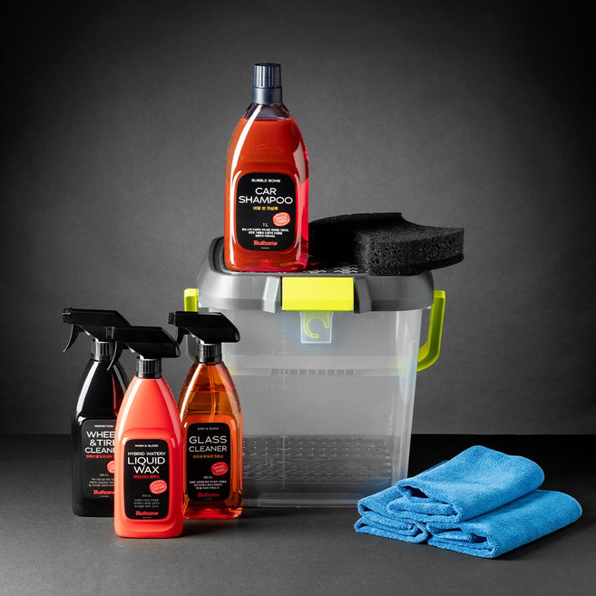 [불스원] 갓성비 올케어 10종 세트 자동차 세차용품 초보 셀프세차 세트, 1