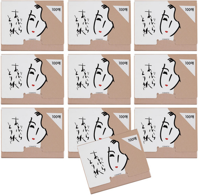 토시도 미인 마 기름종이 100매 X 10개 1000매, 100매입
