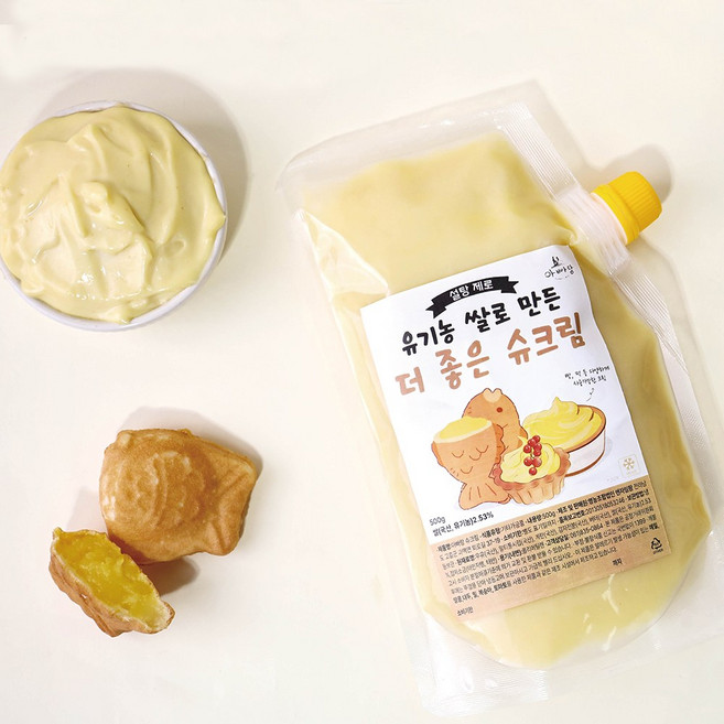 아빠랑 유기농 쌀로 만든 슈크림 500g, 1개