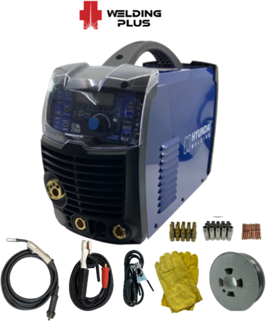 현대 논가스 용접기 논가스용접기 co2용접기 인버터용접기 hg200, 현대 논가스 용접기 기본세트, 1개