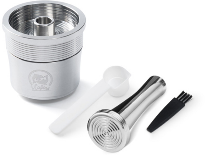 Illy X7.1 illy Y5 Mahine 스테인레스 스틸 리필 형 커피 메이커 필터 iCafilas 용 커피 캡슐 포드, [06] 1pc-TI