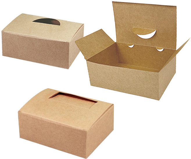 종이도시락 치킨 닭강정 튀김류 간식 222호 접이식 포장용기 박스 200개입, 1박스