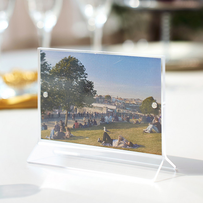 [튼튼한] 스튜디오투명 엽서 사진 액자, 투명