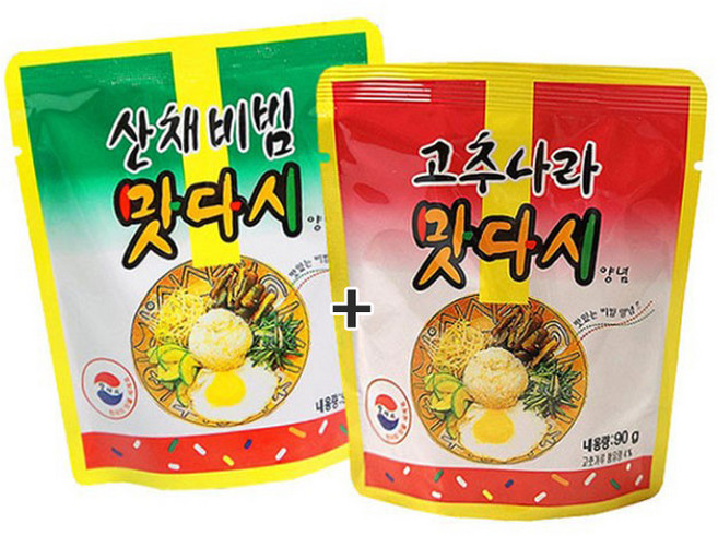 맛다시 군인 군대 산채비빔 1개 + 고추나라 1개 볶음 고추장 양념 90g