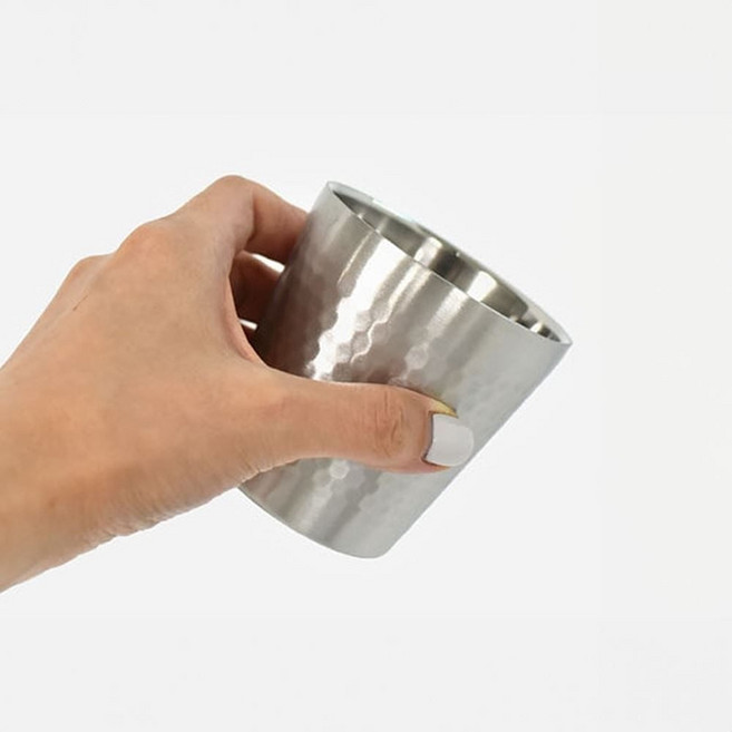 업소용 이중 벌집무늬 스텐 물컵 spi+3297wc