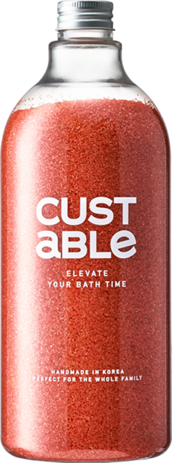 커스터블 퍼퓸 배쓰 솔트 소금 입욕제, 1개, 1.1kg