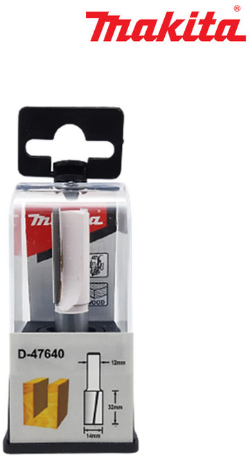 마끼다 스트레이트 트리머 루터날 비트 샹크 12mm 날 14mm D-47640 MAKITA, 1개