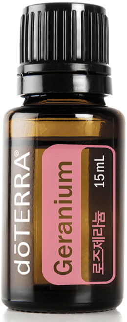 (식용) 도테라 로즈제라늄 아로마 오일 15ml (건강하고 생기있는 피부와 모발 스트레스 완화 ), 1개