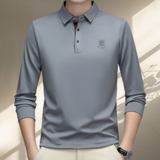 코엑티 남성 봄 가을 프리미엄 카라 티셔츠
