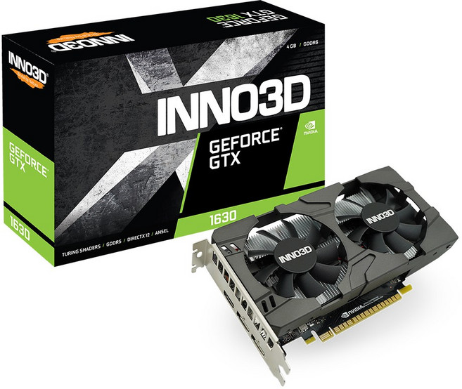 INNO3D 지포스 GTX 1630 OC D6 4GB TWIN X2