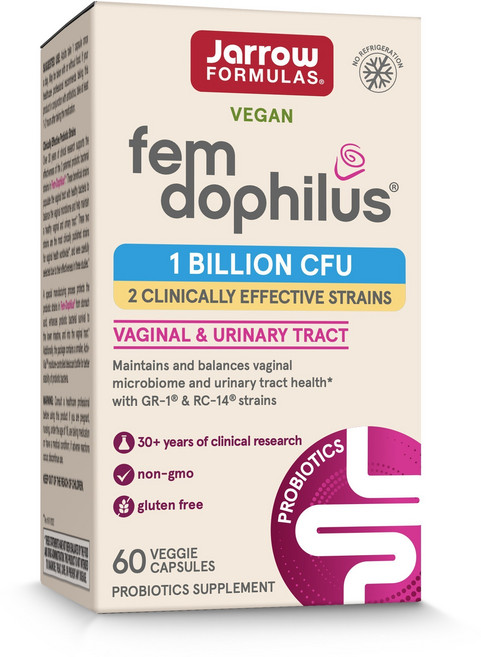 Jarrow FORMULAS 賈羅公式 女性Fem Dophilus10億CFU益生菌素食膠囊, 60顆, 1罐