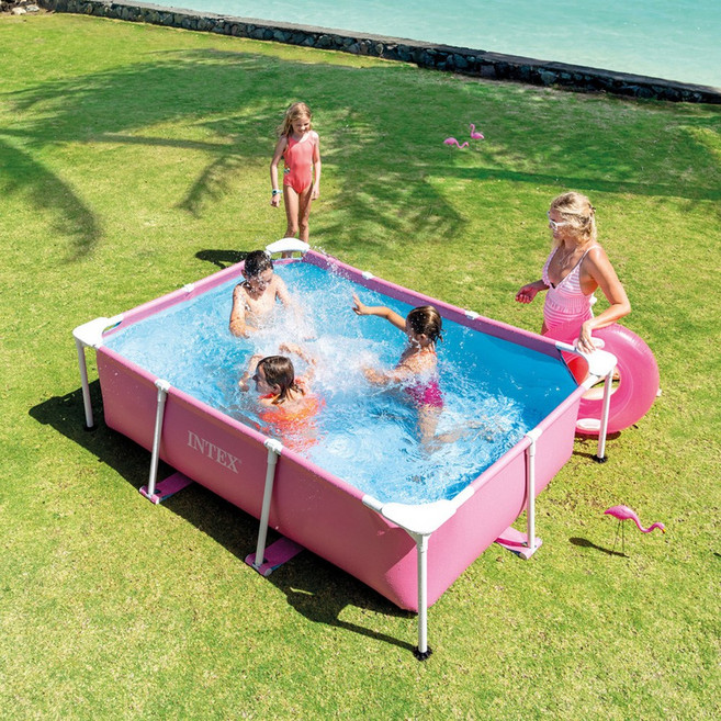 [정품 공식수입사]인텍스(INTEX) 패밀리프레임풀 소(핑크) 28266, 없음, 1개, 단품