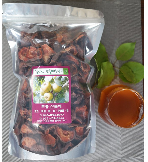 토종 산돌배 건조돌배 500g 말린돌배 차 기관지에좋은음식 돌배즙 돌배효소 효능 설악산 산돌배농원, 1개