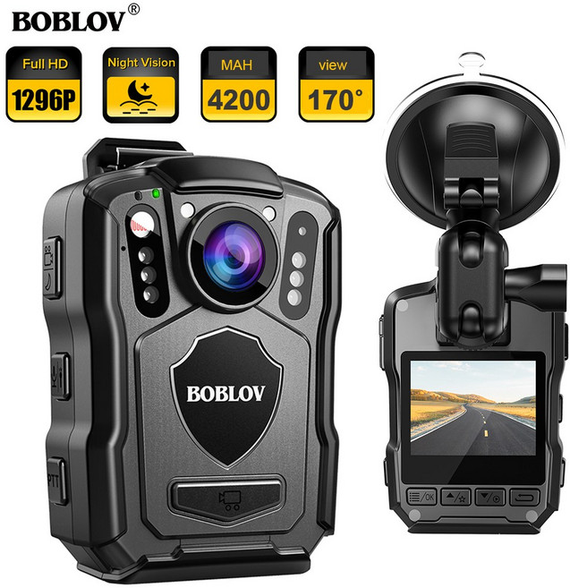 Boblov M5 GPS가 장착 된 바디 미니 액션 스포츠 카메라 1440P 256GB 4200MAH 스포츠 방수 DVR 레코더 캠코더 오토바이 대시 캠, M5 No GPS(64GB)