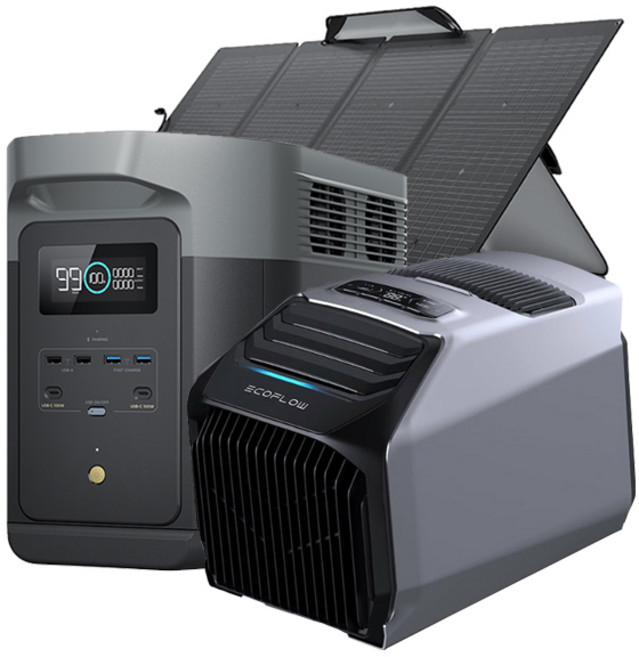 에코플로우 델타2 맥스 + 웨이브2 + 220W 태양광패널, 1개