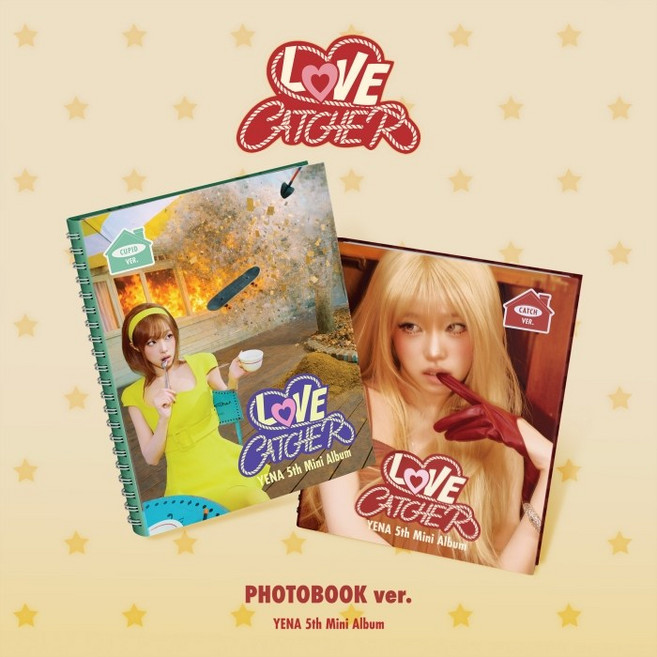 최예나 / LOVE CATCHER 미니앨범 5집 (PHOTOBOOK ver)(CMCC12337)(예약)3/16발송, 1종랜덤버전 1CD