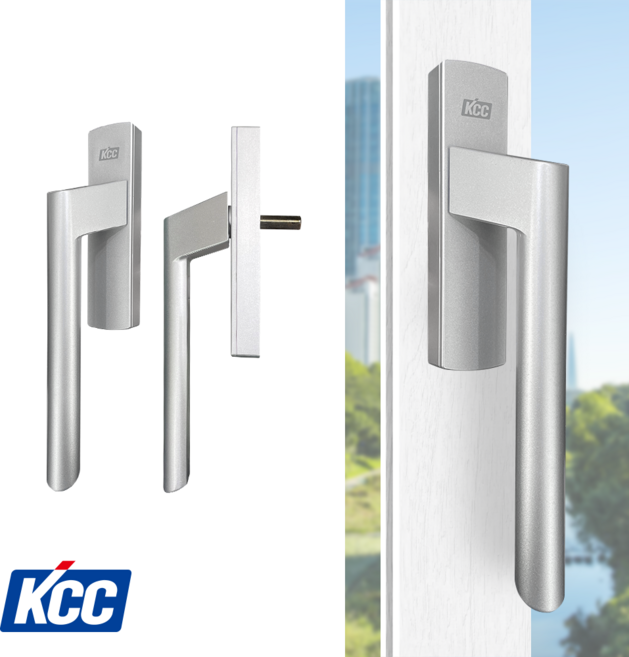 KCC 창호 정품 세레노 오토락 샷시손잡이 창문 샤시 핸들, 1개