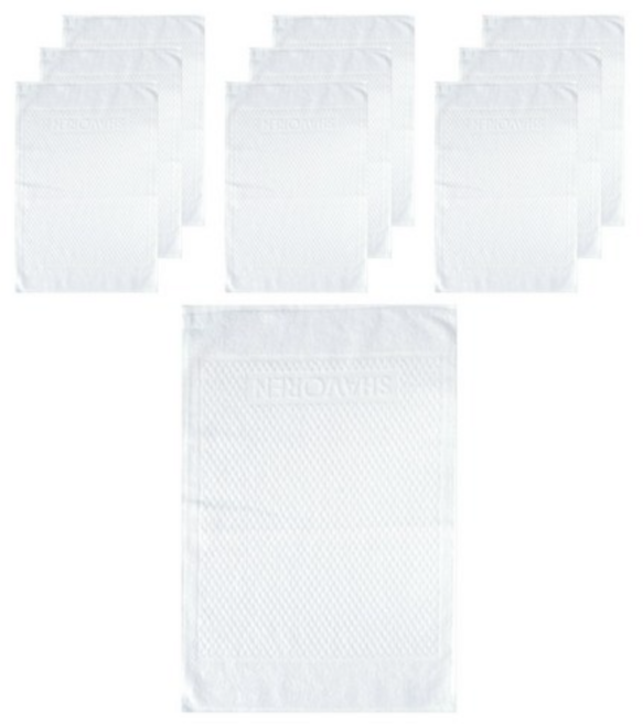 송월타월 샤보렌 고급행주 흰색, 10개