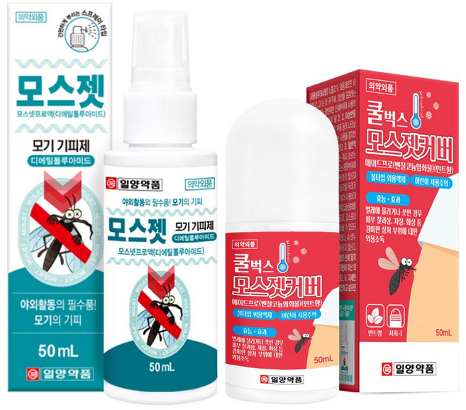 일양약품 모기기피제 + 물렸을때 쿨벅스, 2개, 50ml