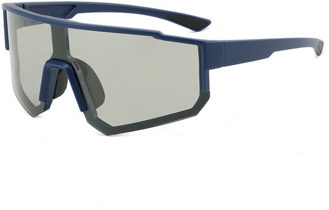 運動太陽眼鏡 淺粉色鏡框 抗UV400認證 BSMI D3F060, 曜金黑, 1個