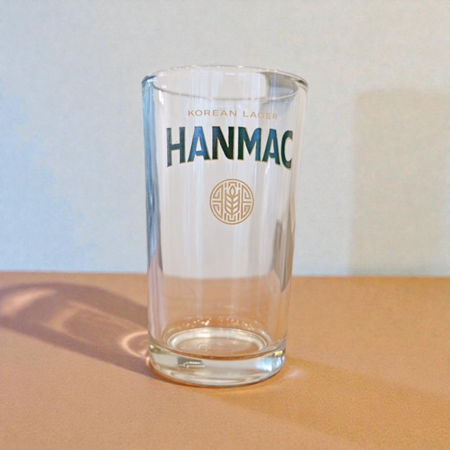 한맥 맥주잔 오비맥주 국내쌀 라거 카스 테라, 투명, 1개