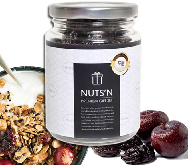 하루견과 다양한 견과류 데일리요거트 선물세트, 푸룬 250g, 1개