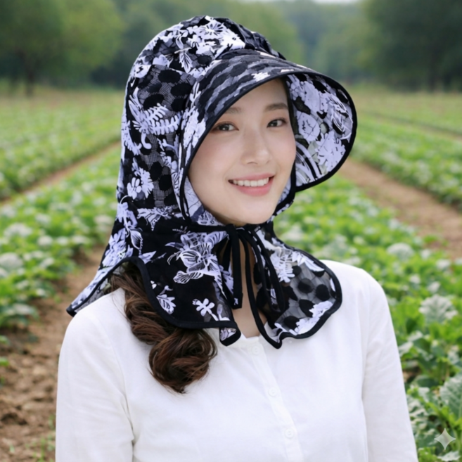 주드유하우스 시원한 햇빛차단 농사 밭일 모자