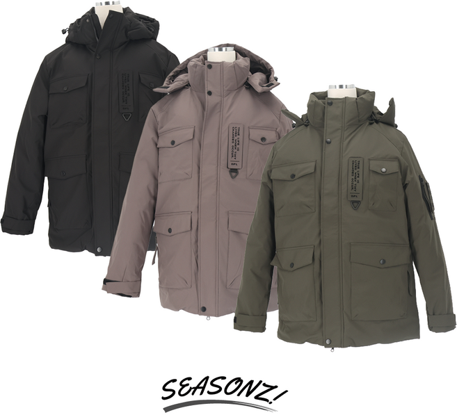 BFL 버팔로 아웃도어 방수방풍 하프 패딩점퍼