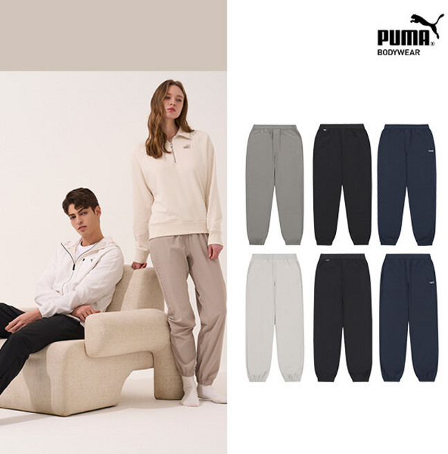 푸마 언더웨어 비밀특가 푸마 남녀공용 데일리 우븐 스판 조거팬츠 택1 관리 간편 444643